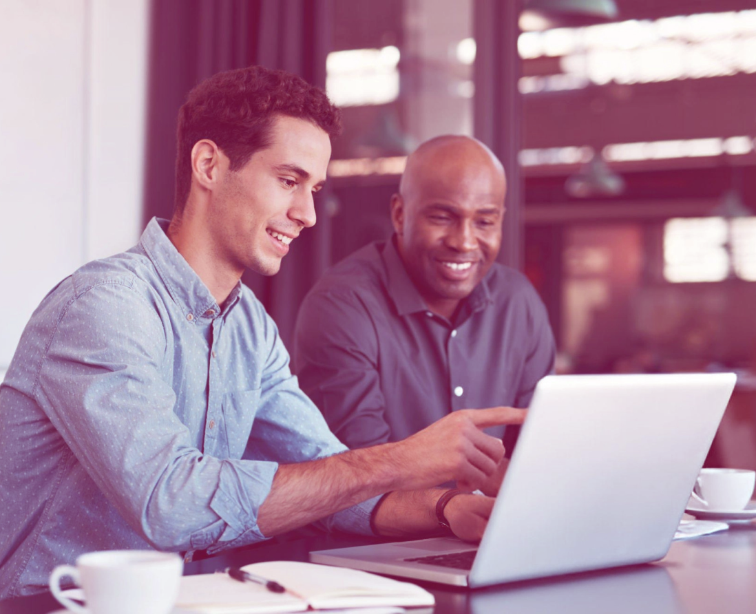 IT manager analyzing system performance on a computer screen