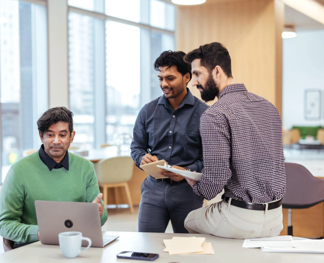 Mobile device showcasing SaaS application features and user experience