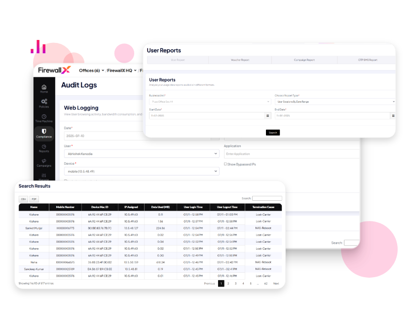 Security monitoring and analytics dashboard
